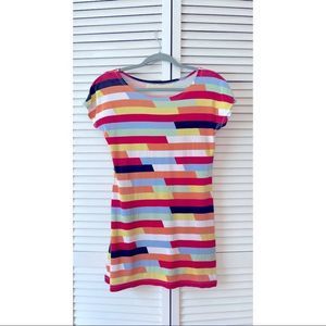 Striped T-shirt Multicolor Casual Short Sleeve WHYRED